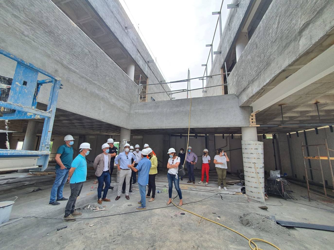 La nueva jefatura de Policía Local de Motril alcanza el 50% de ejecución y estará lista en primavera