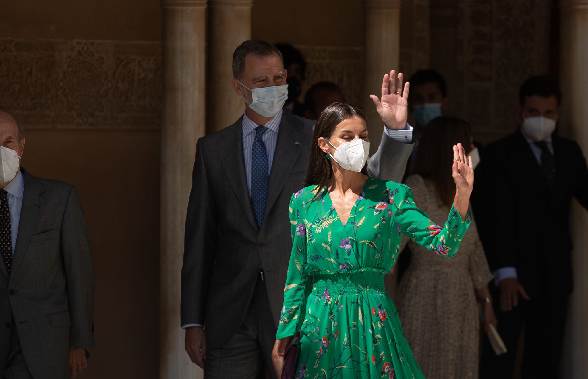 Don Felipe y Doña Letizia han visitado Granada para inaugurar 'Odaliscas. De Ingres a Picasso', una exposición impulsada por el Patronato de La Alhambra y el Generalife