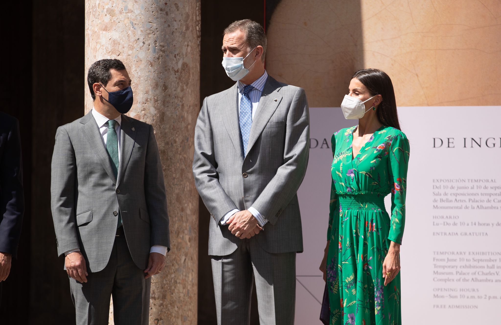 Don Felipe y Doña Letizia han visitado Granada para inaugurar 'Odaliscas. De Ingres a Picasso', una exposición impulsada por el Patronato de La Alhambra y el Generalife