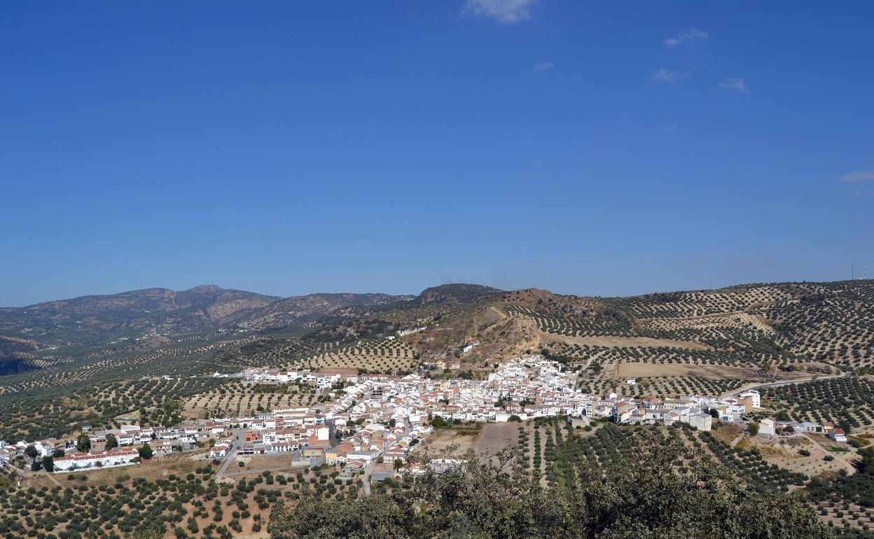Vista de Zagra, el pueblo con mayor tasa de contagios de Granada.