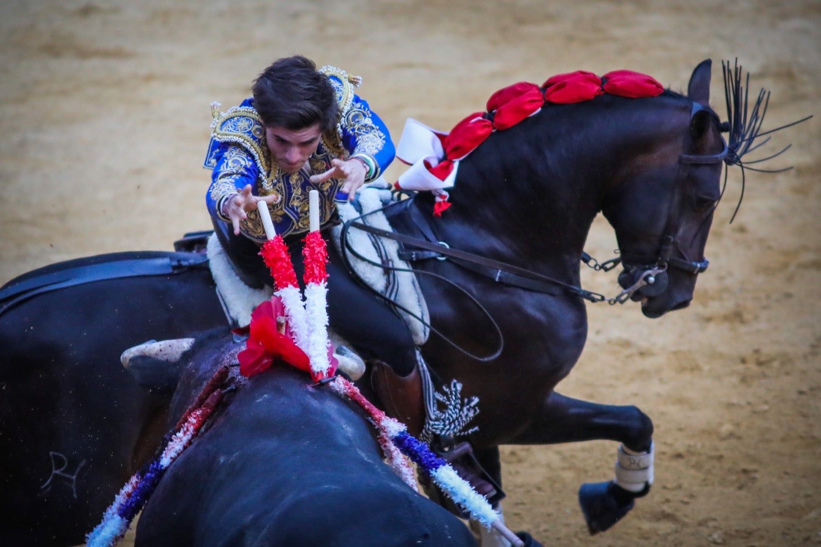 Pablo y Guillermo Hermoso de Mendoza, Puerta Grande en el primer festejo de la feria