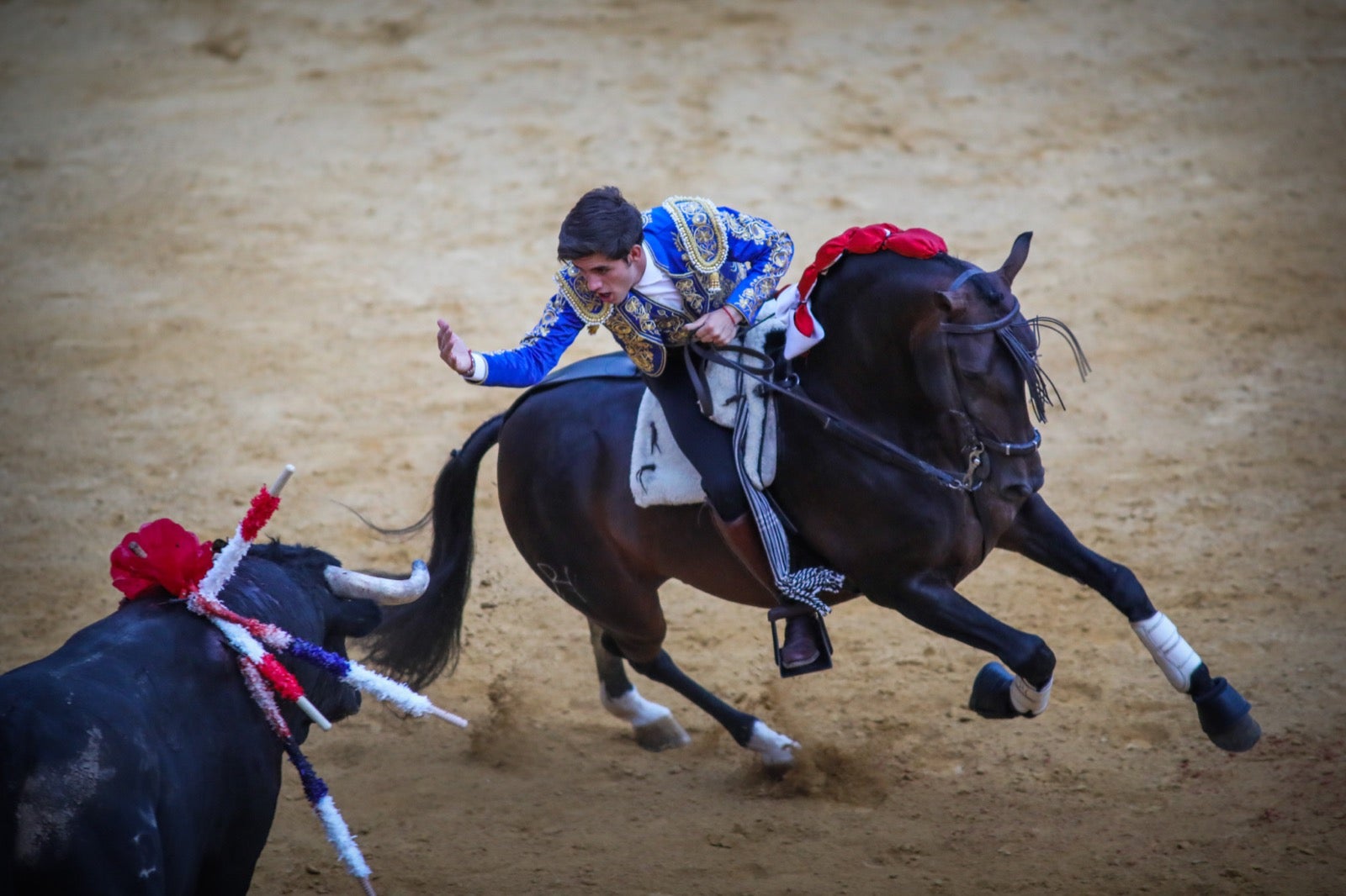 Pablo y Guillermo Hermoso de Mendoza, Puerta Grande en el primer festejo de la feria