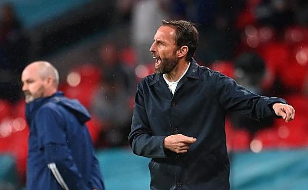 El seleccionador inglés, Gareth Southgate.