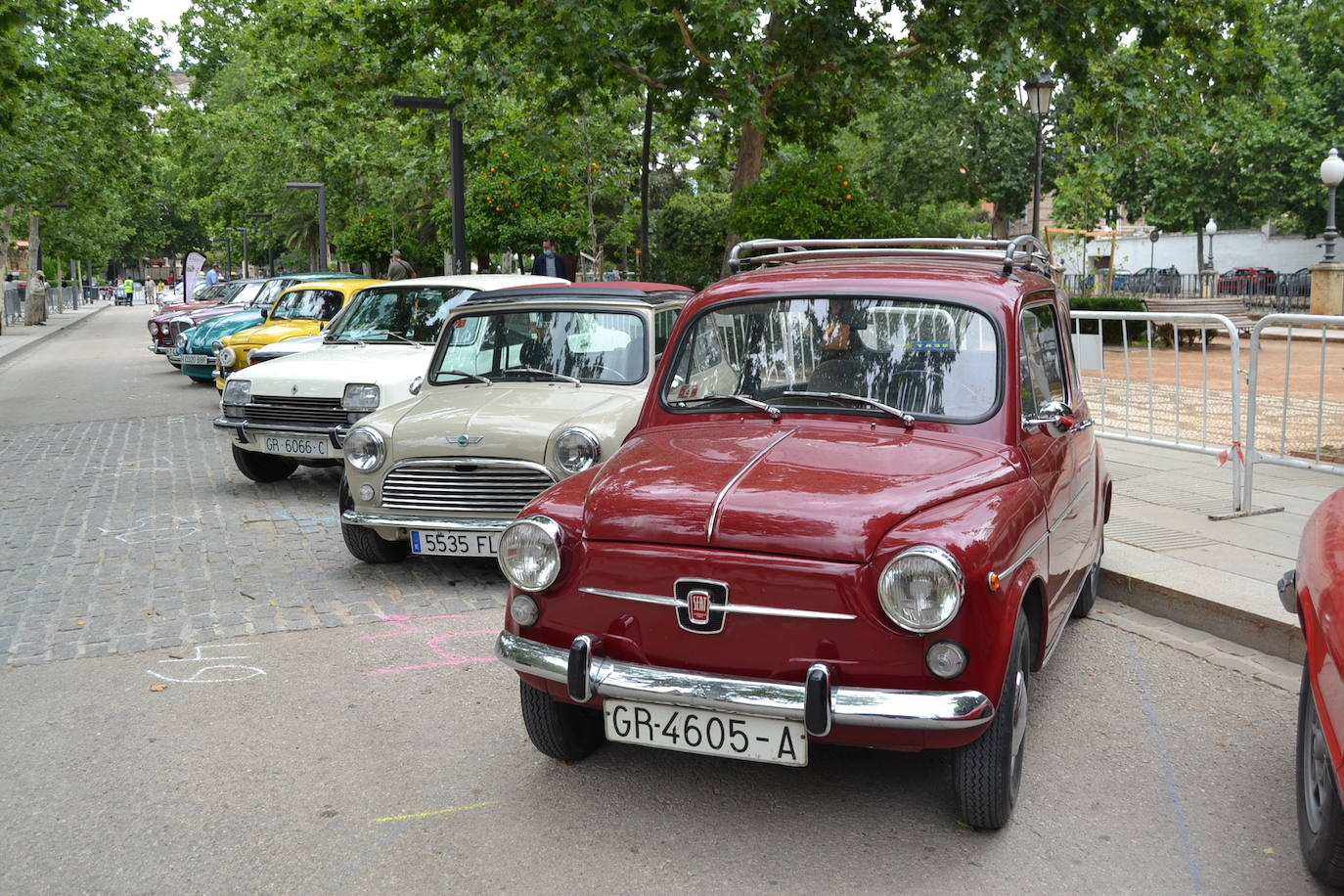 Hasta las 15 horas del domingo se podrán contemplar en el Paseo del Salón, los más de 70 vehículos del siglo pasado participantes en la XVII Ruta Reale.
