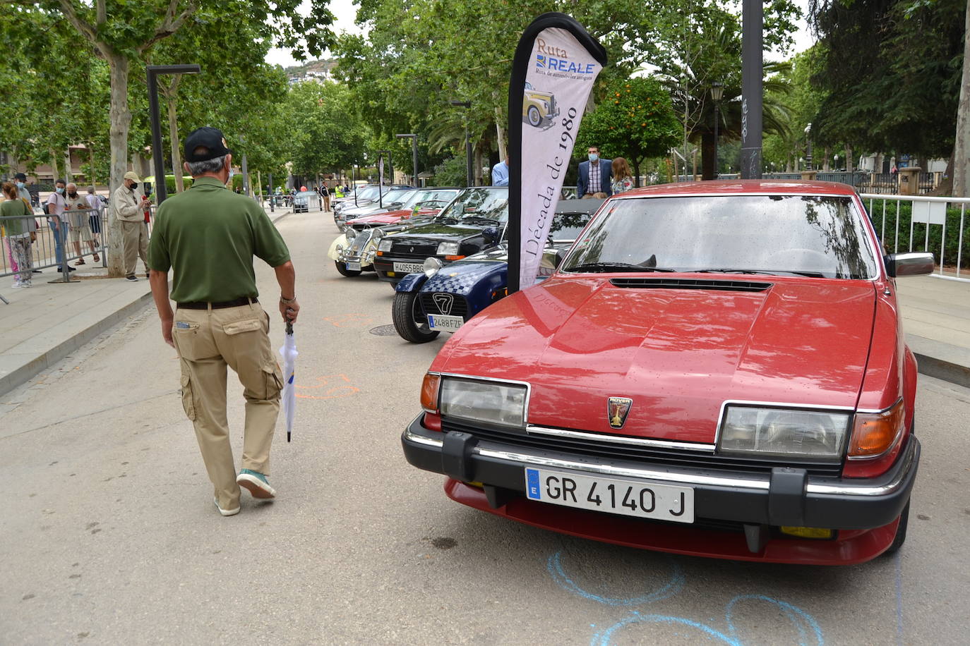 Hasta las 15 horas del domingo se podrán contemplar en el Paseo del Salón, los más de 70 vehículos del siglo pasado participantes en la XVII Ruta Reale.