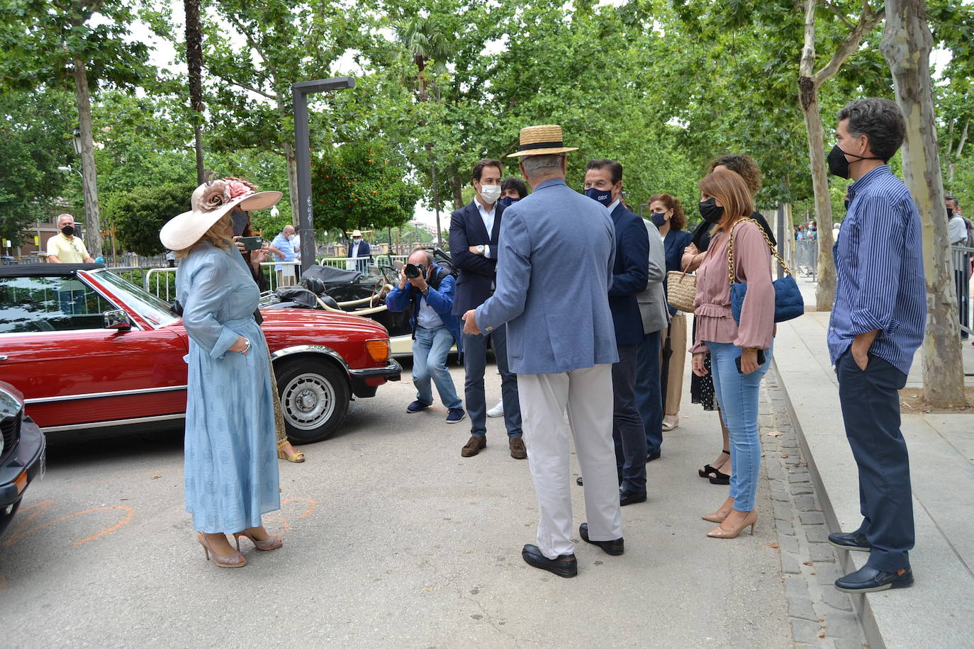 Hasta las 15 horas del domingo se podrán contemplar en el Paseo del Salón, los más de 70 vehículos del siglo pasado participantes en la XVII Ruta Reale.