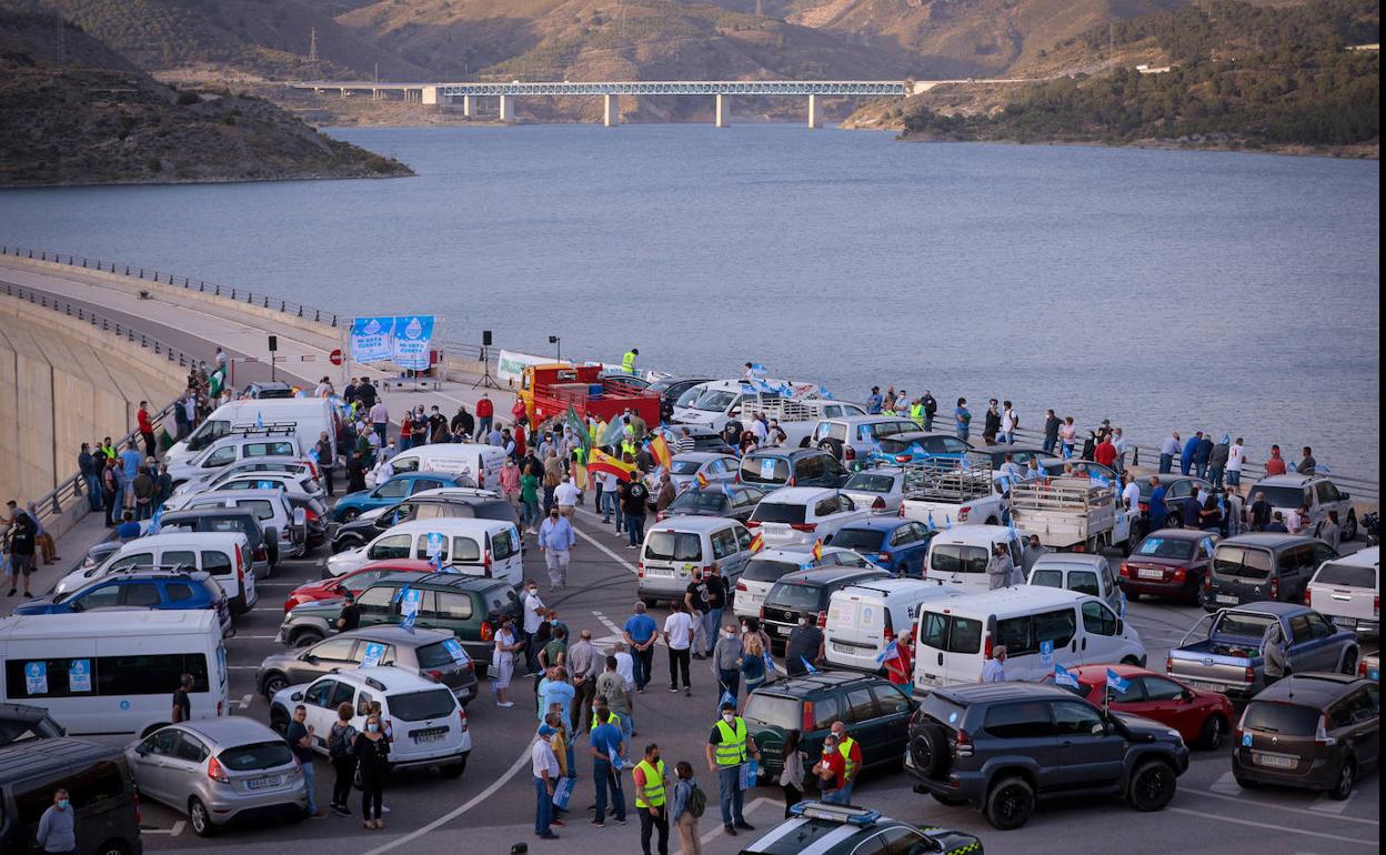 Imagen de archuvo de una de las protestas protagonizadas por agricultores.