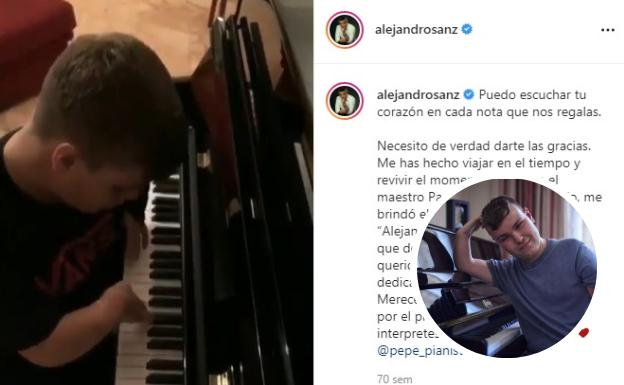 Vídeo que subió Alejandro Sanz a su instagram. 