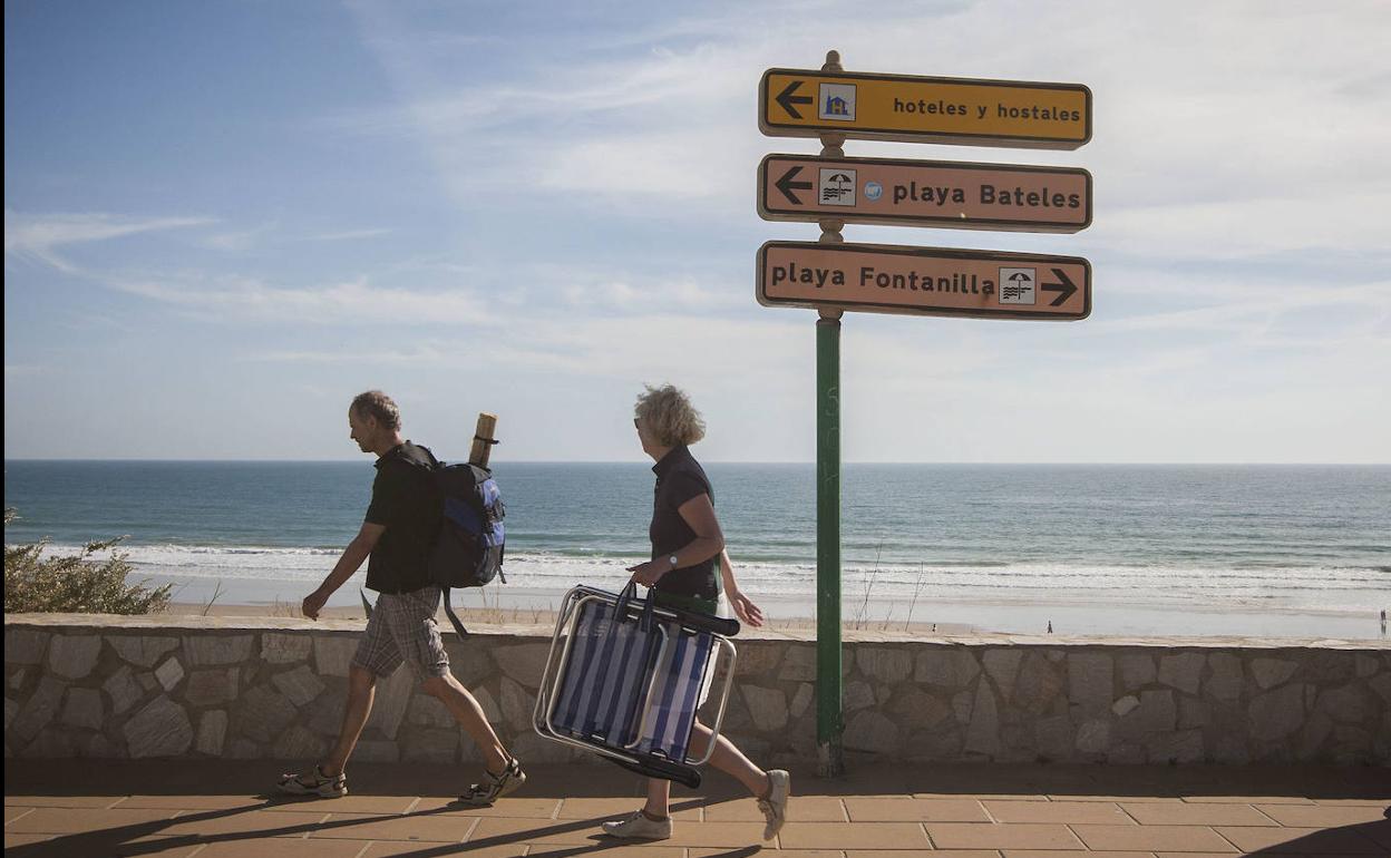 Playa de la Fontanilla en Conil de la Frontera. 