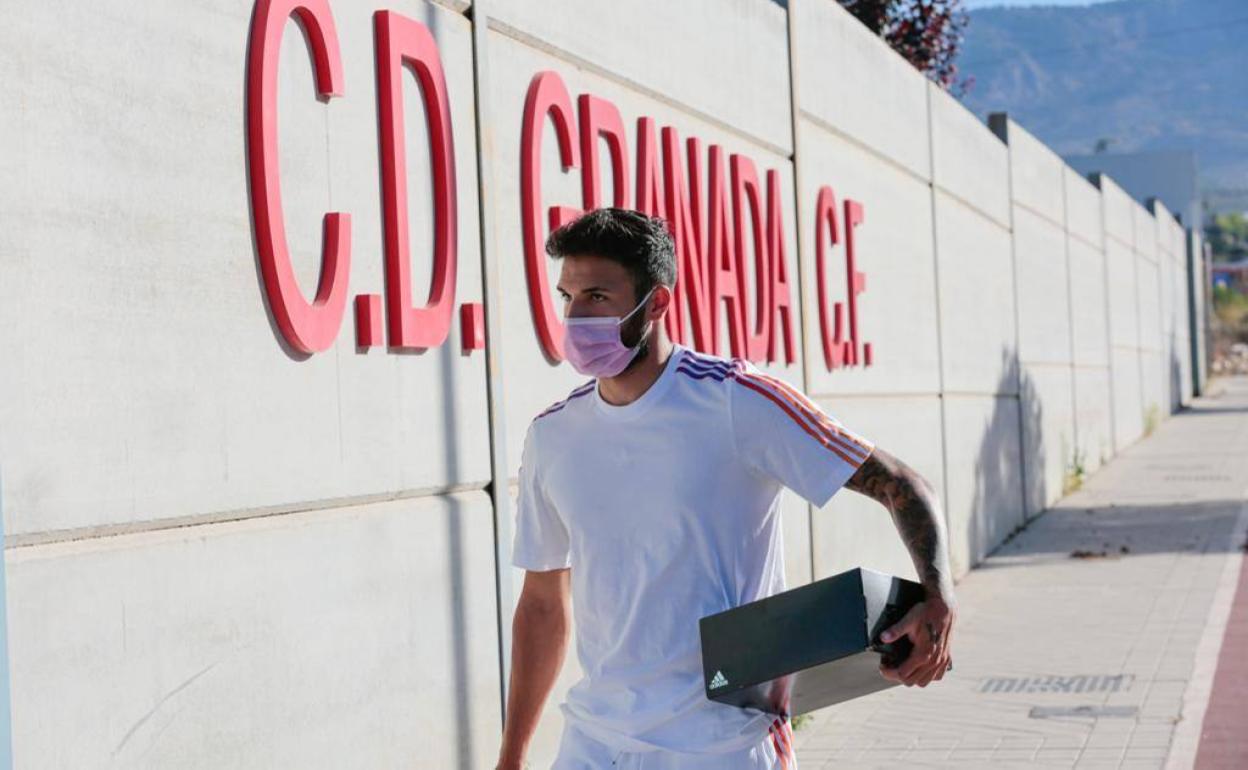 Antoñín, en la Ciudad Deportiva. 