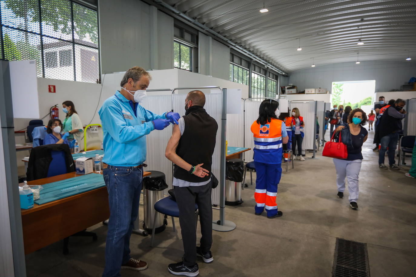 El ritmo de vacunación también descenderá esta semana.