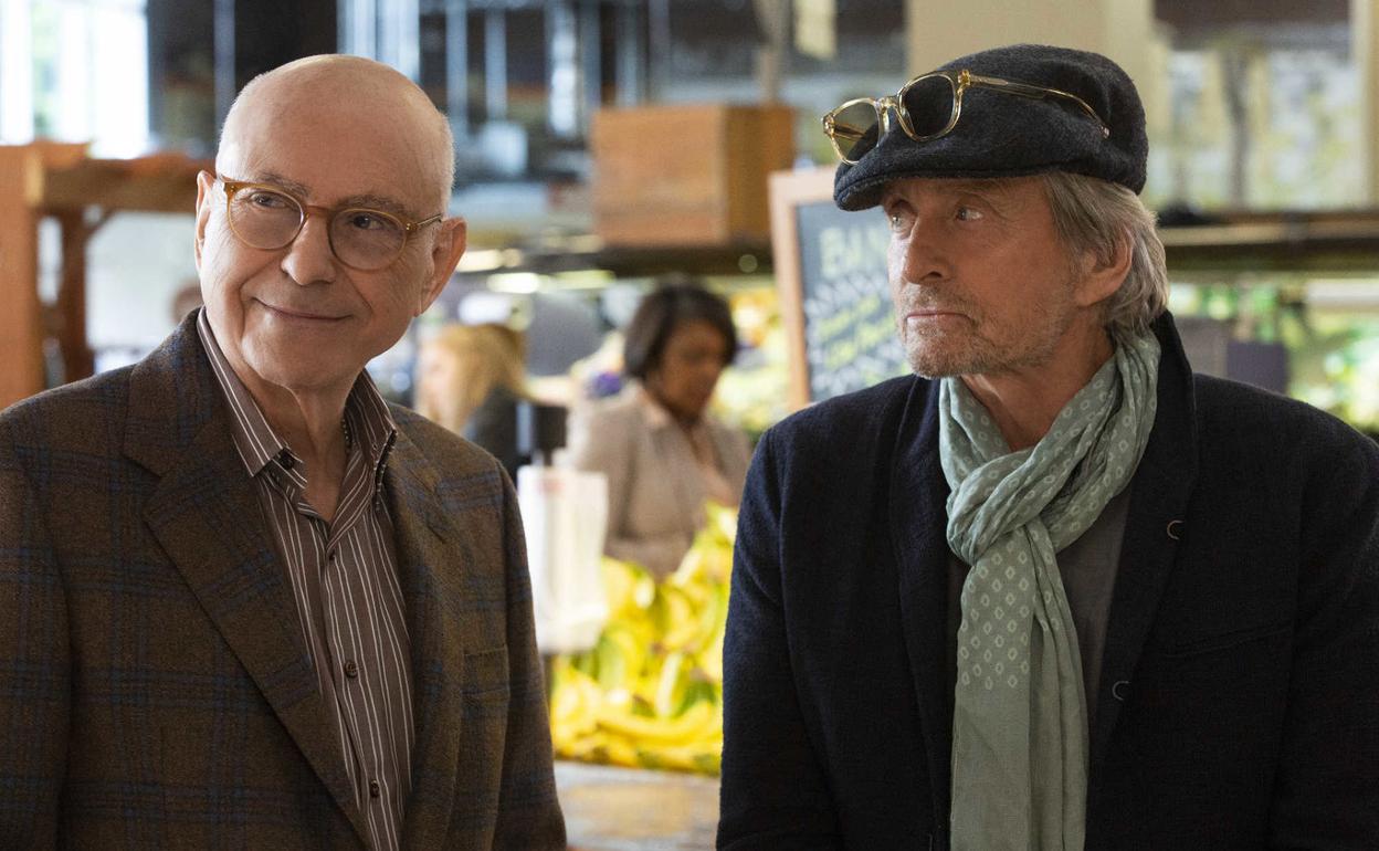 Alan Arkin y Michael Douglas. 