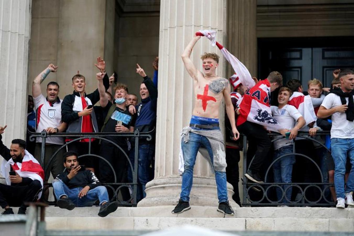 Fotos: Las imágenes de los incidentes en Wembley antes de la final