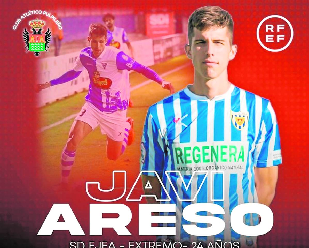 El club pulpileño ha incorporado a Javi Areso, procedente del equipo aragonés de la SD Ejea.