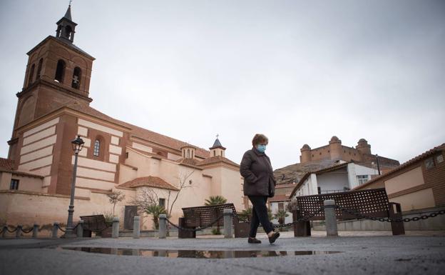 Vista de La Calahorra, pueblo de 668 habitantes