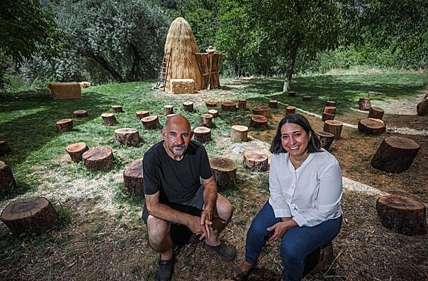 Enrique Lanz y Yanisbel Martínez, directores de Etcétera, en Cueva Secreta. 