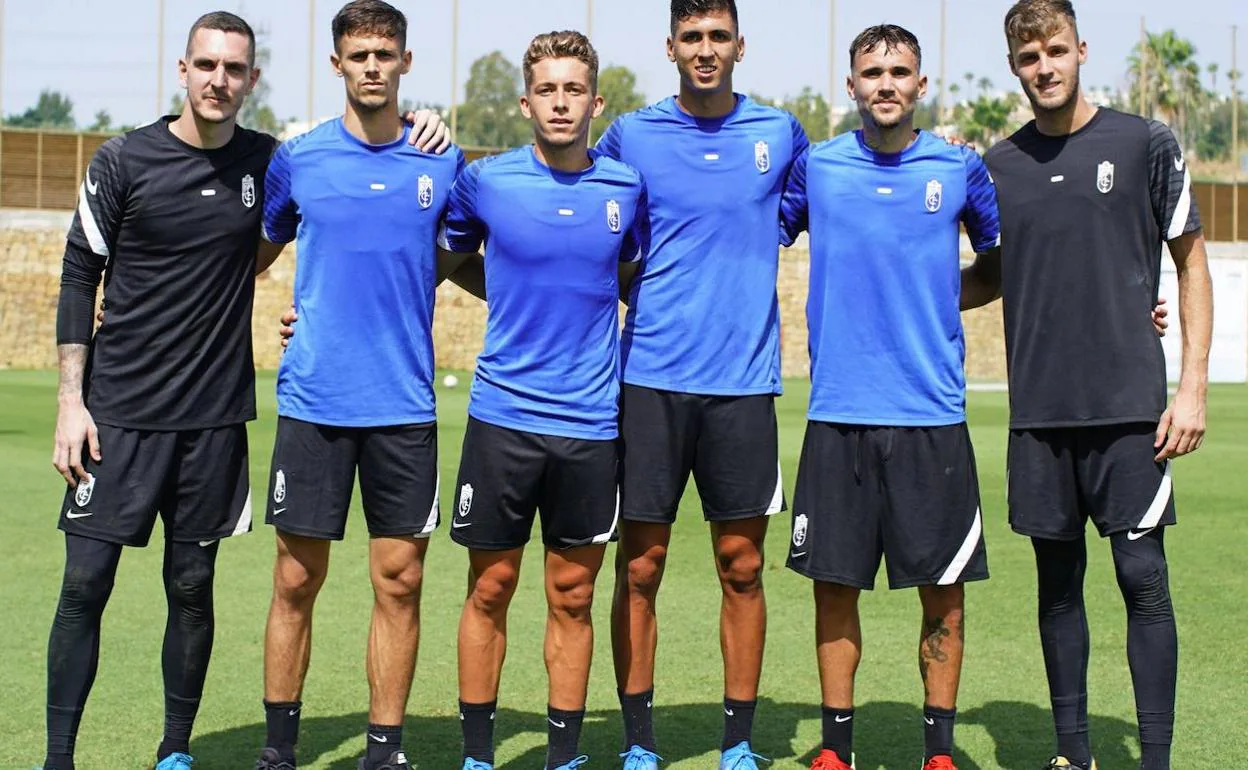 Joao Costa, Pepe, Isma Ruiz, Torrente, Álvaro Bravo y Ángel. 