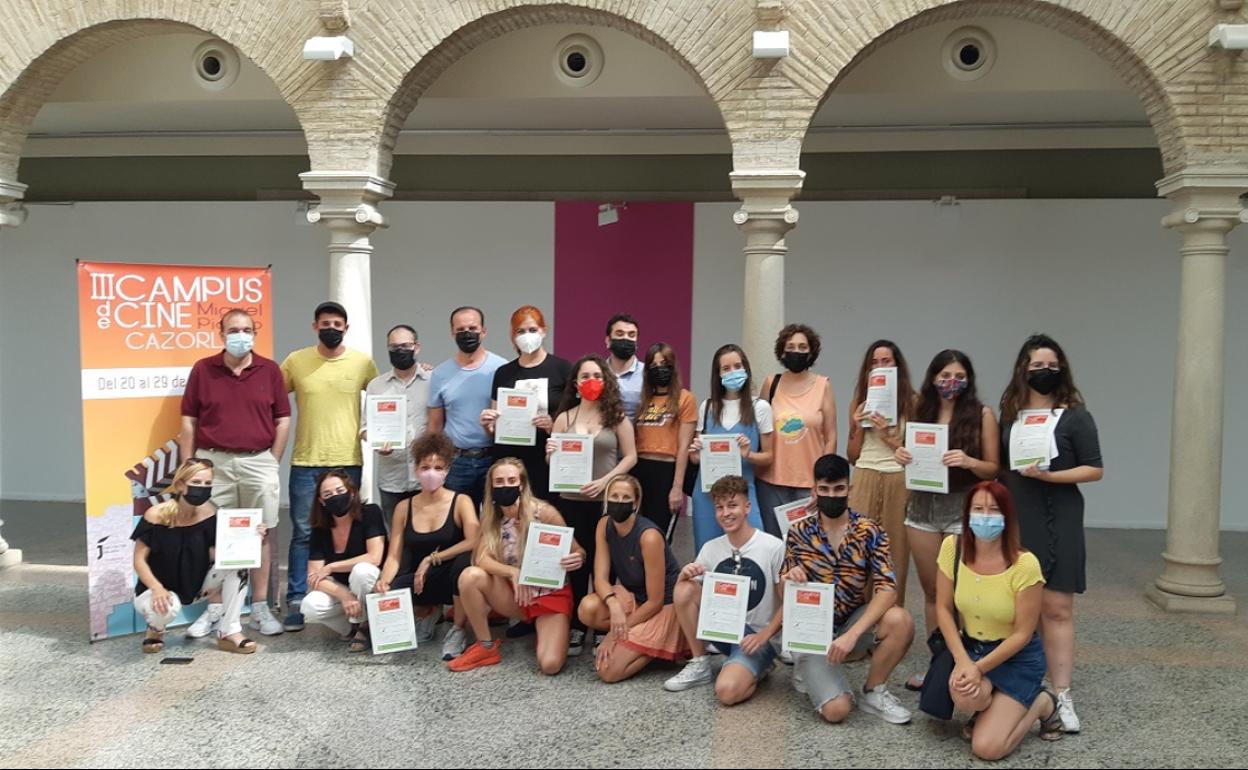 Participantes en el curso 'Actuar ante la cámara'.