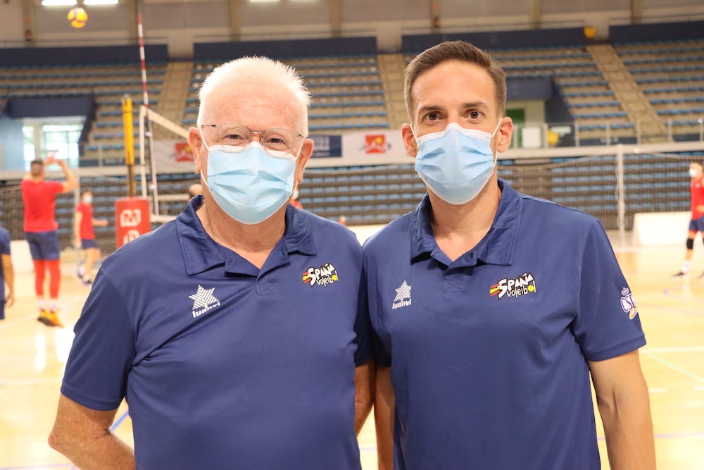 García se encuentra orgulloso de poder representar a España junto con su hijo Alberto. 