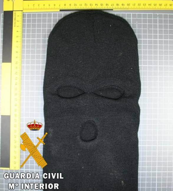 Imagen - Pasamontañas empleado en el secuestro. G. C. 