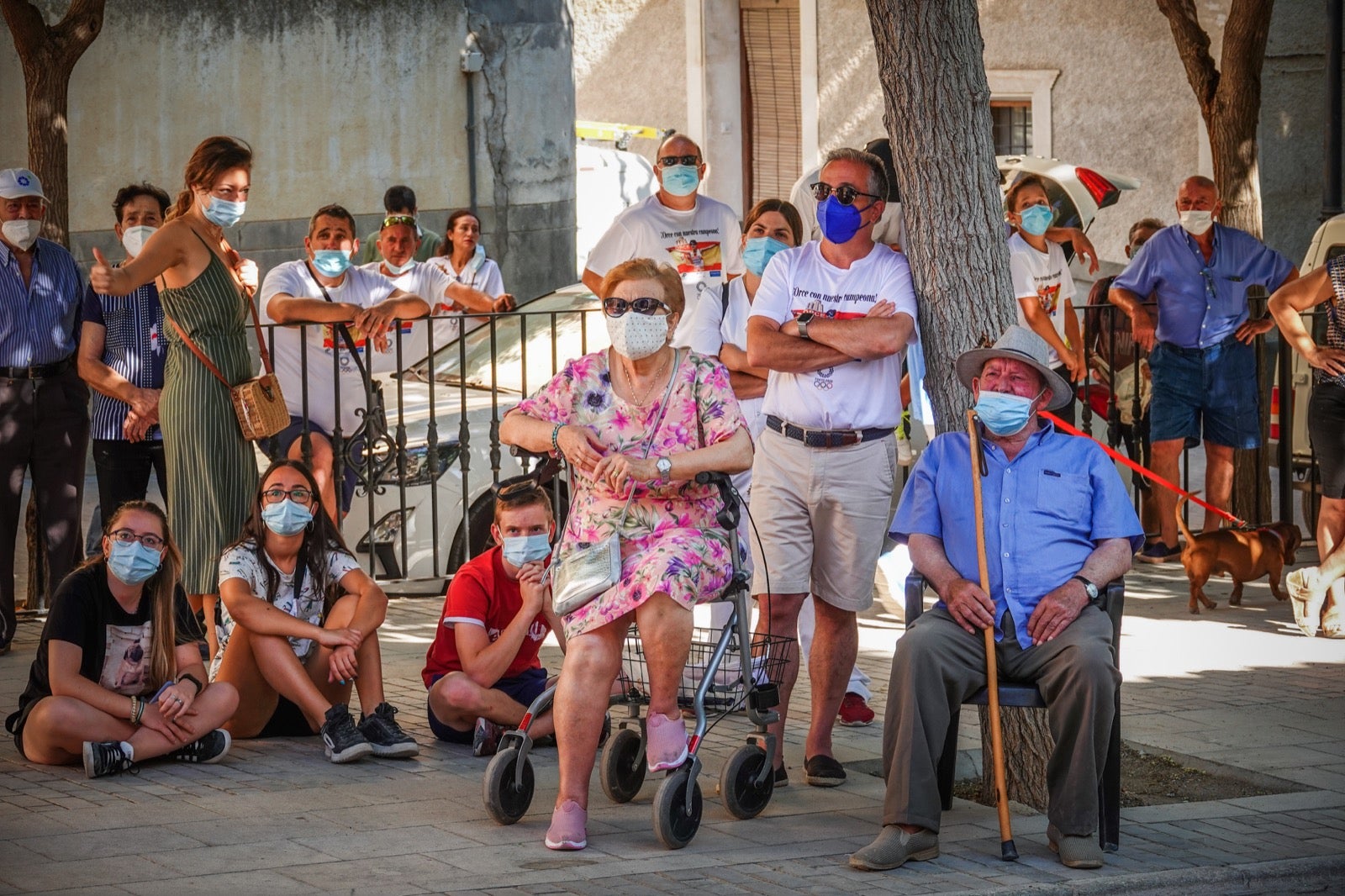 El pueblo natal de la marchadora, orgulloso de su paisana