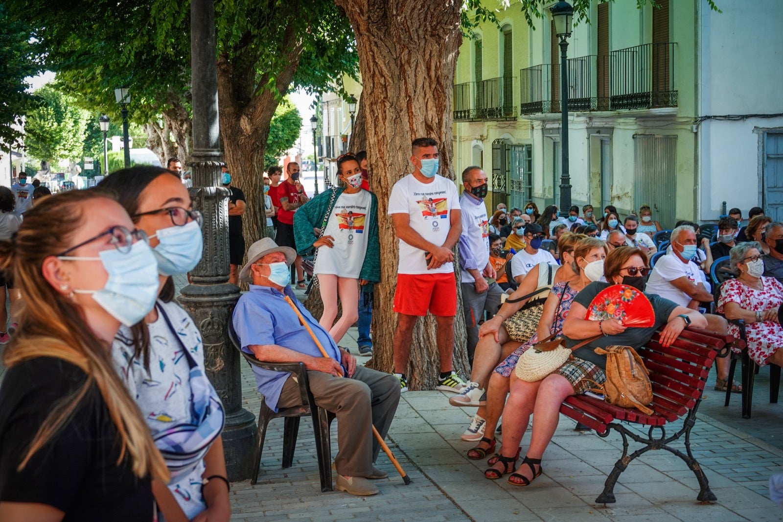 El pueblo natal de la marchadora, orgulloso de su paisana