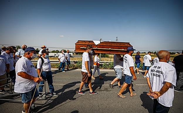 Imagen. Las imágenes de la protesta. 