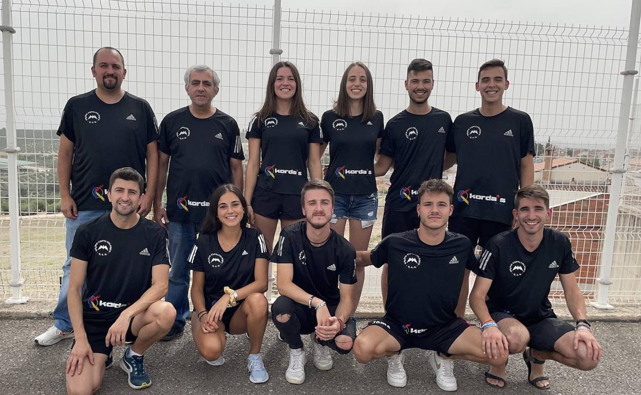 Integrantes del Grupo de Espeleología de Villacarrillo que viajan esta semana a Cantabria.