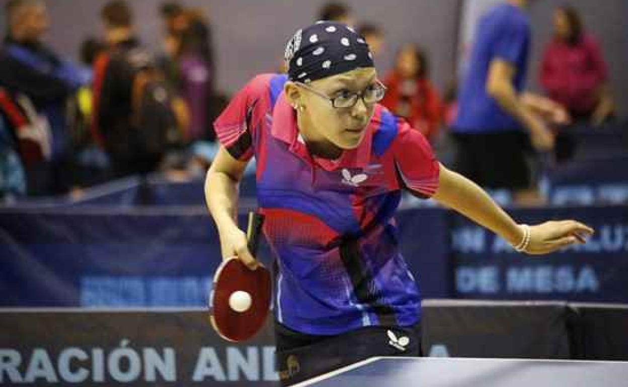 La fallecida palista Ángela Ortiz, en una imagen de archivo. 