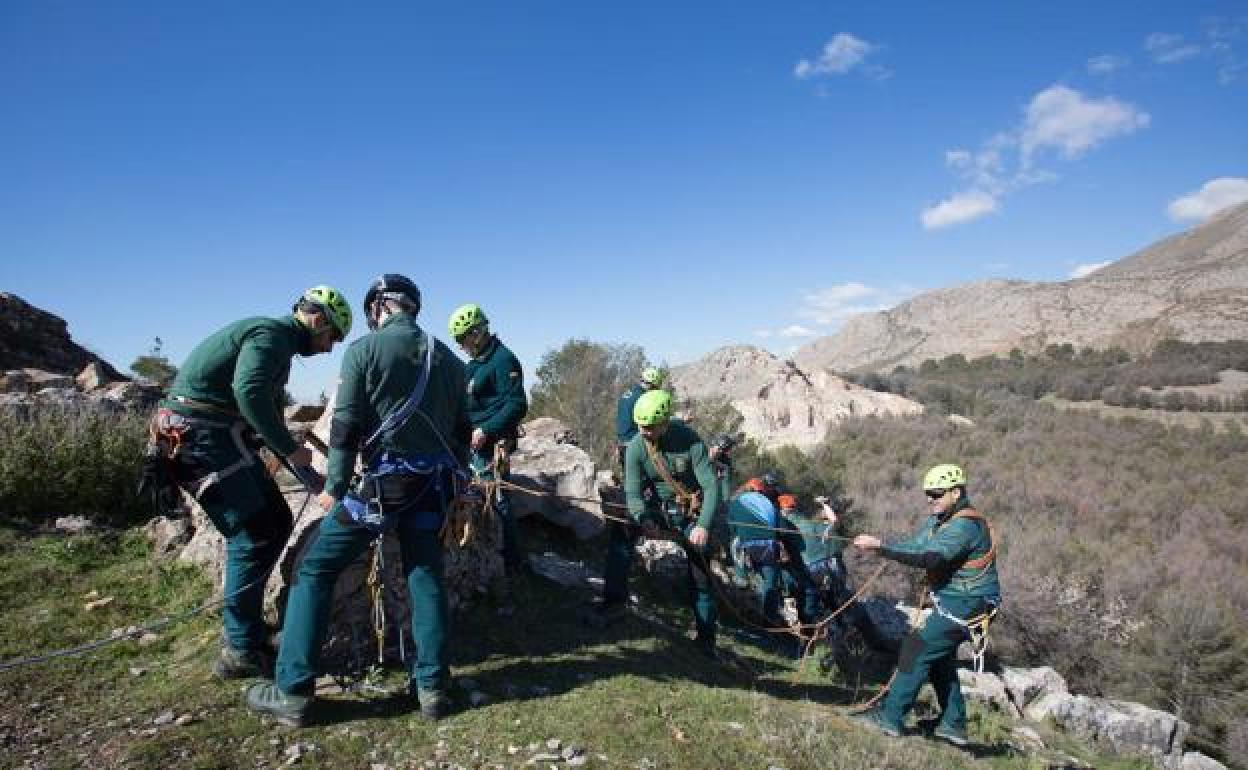 Efectivos del Sereim en una intervención anterior a la del pasado domingo.