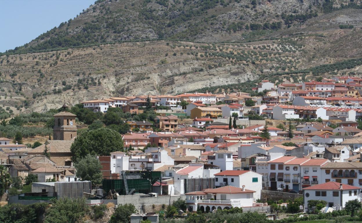 Vista de Víznar, municipio de 993 habitantes.