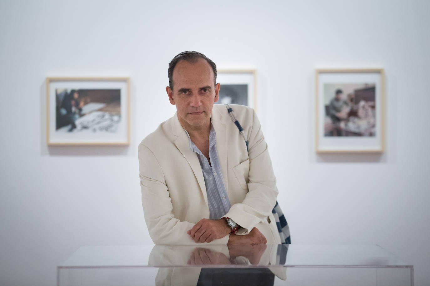 Juan Álvarez, comisario de la exposición. 