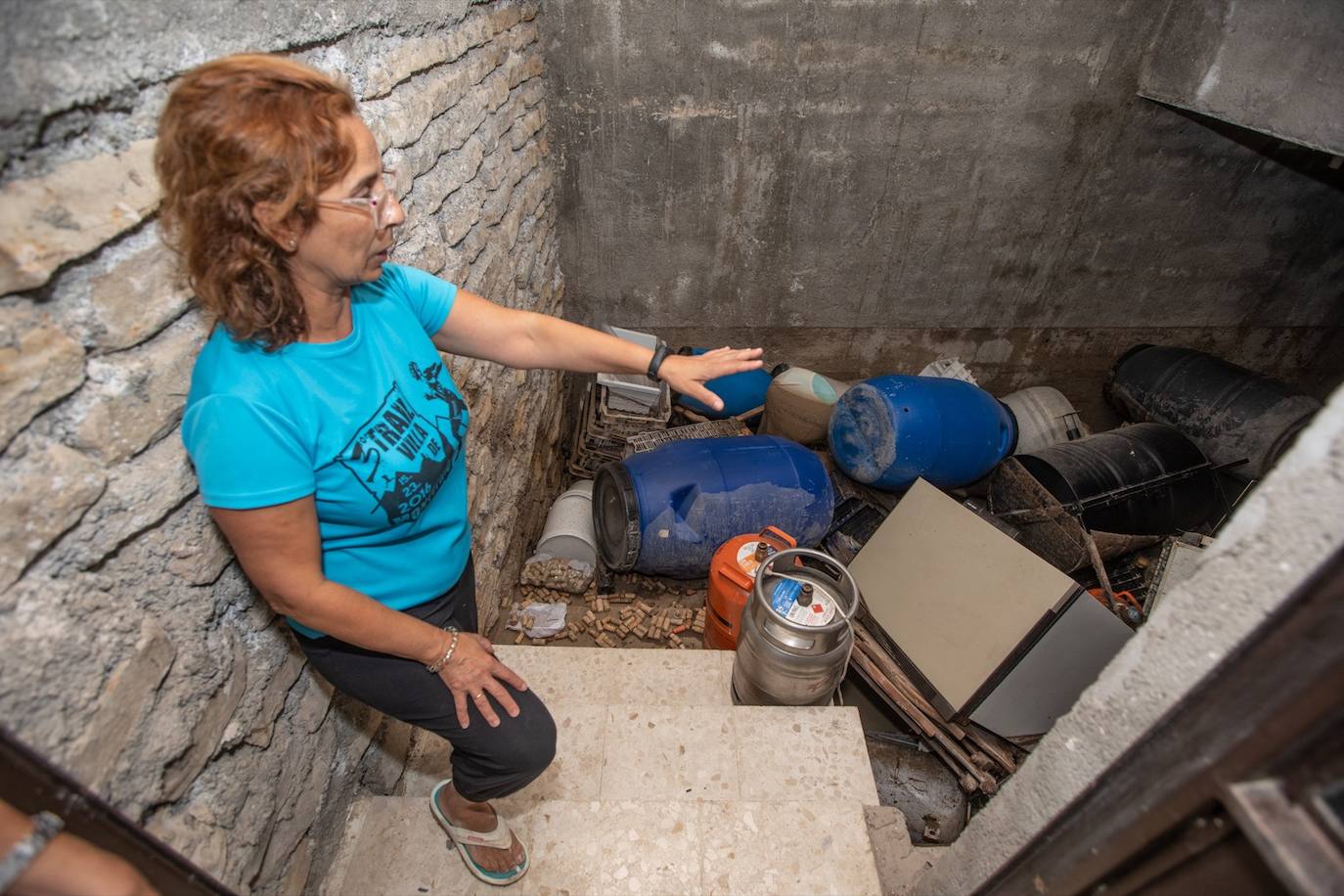 El barro ha entrado en las viviendas, establecimientos y otros puntos del municipio garandino