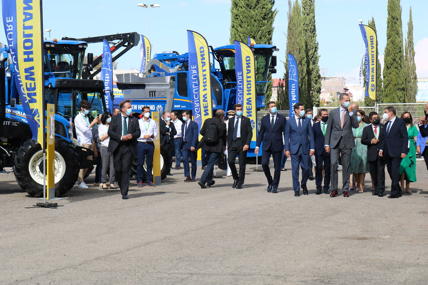 Primer día de Expoliva, marcado por la visita del Rey