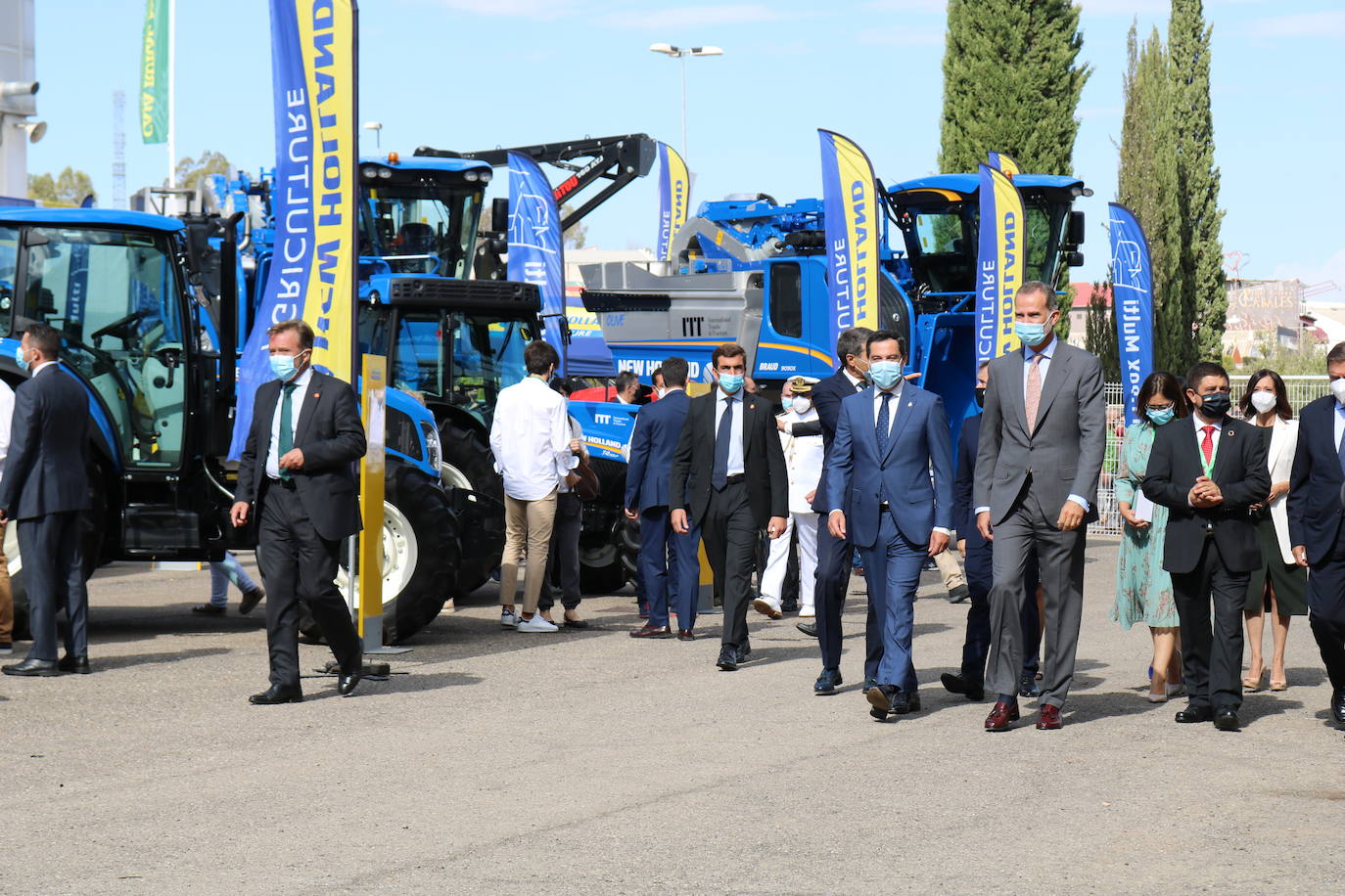 Primer día de Expoliva, marcado por la visita del Rey