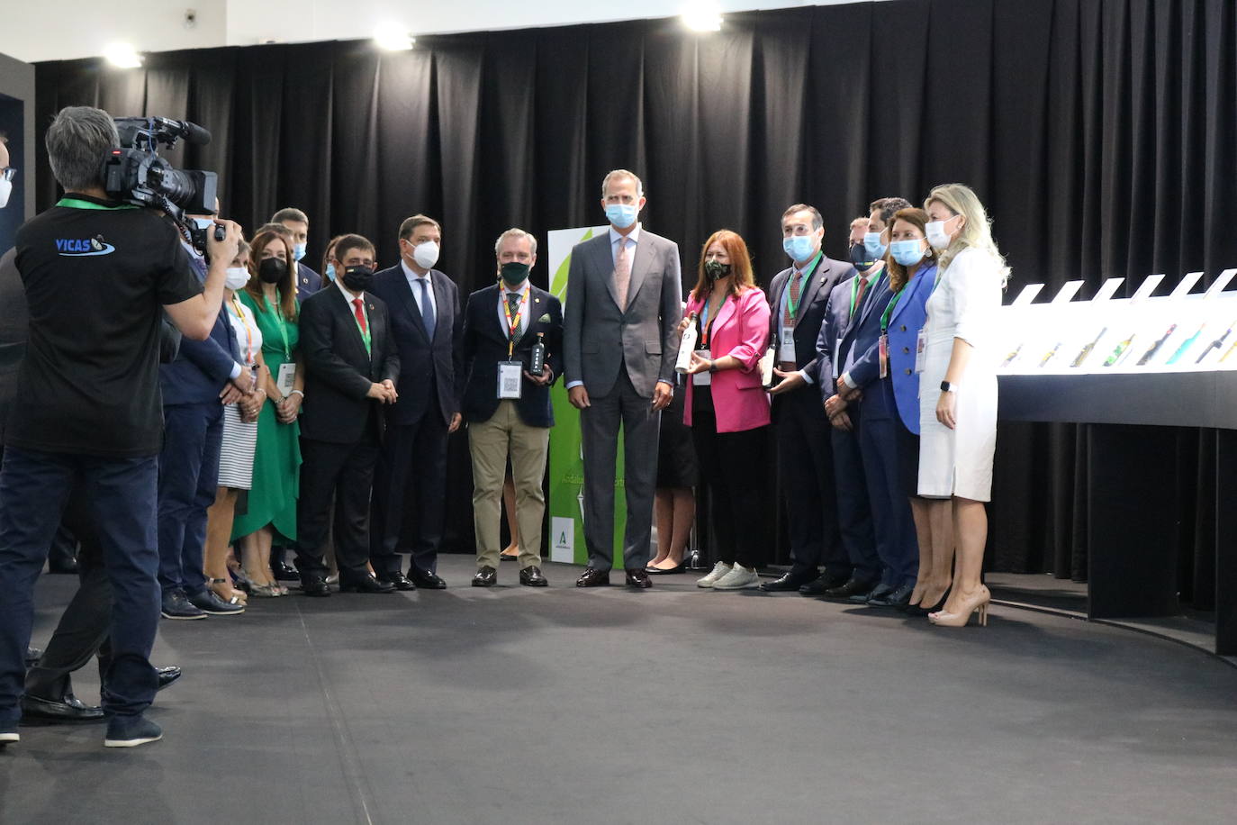 Primer día de Expoliva, marcado por la visita del Rey