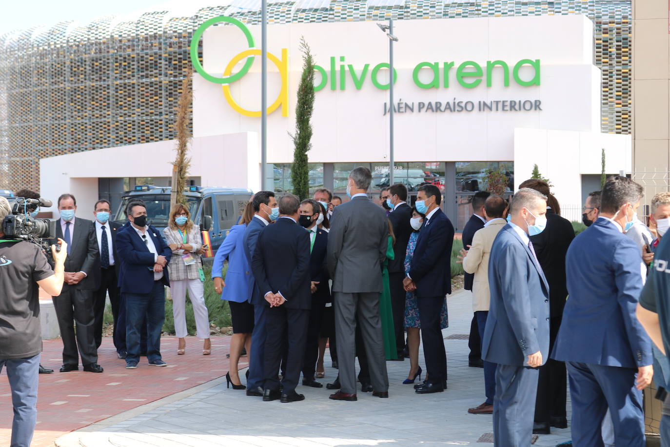 Primer día de Expoliva, marcado por la visita del Rey