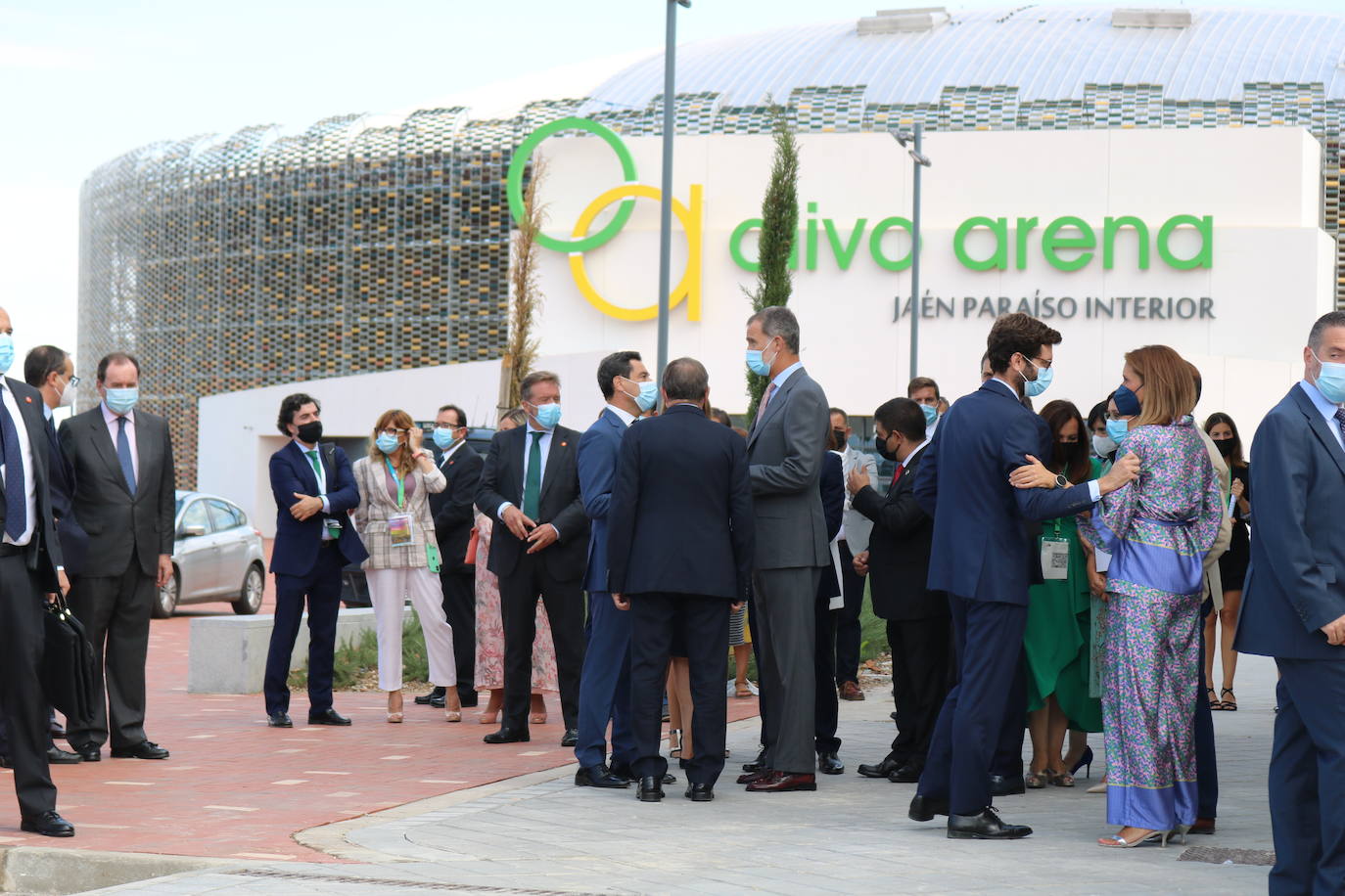Primer día de Expoliva, marcado por la visita del Rey