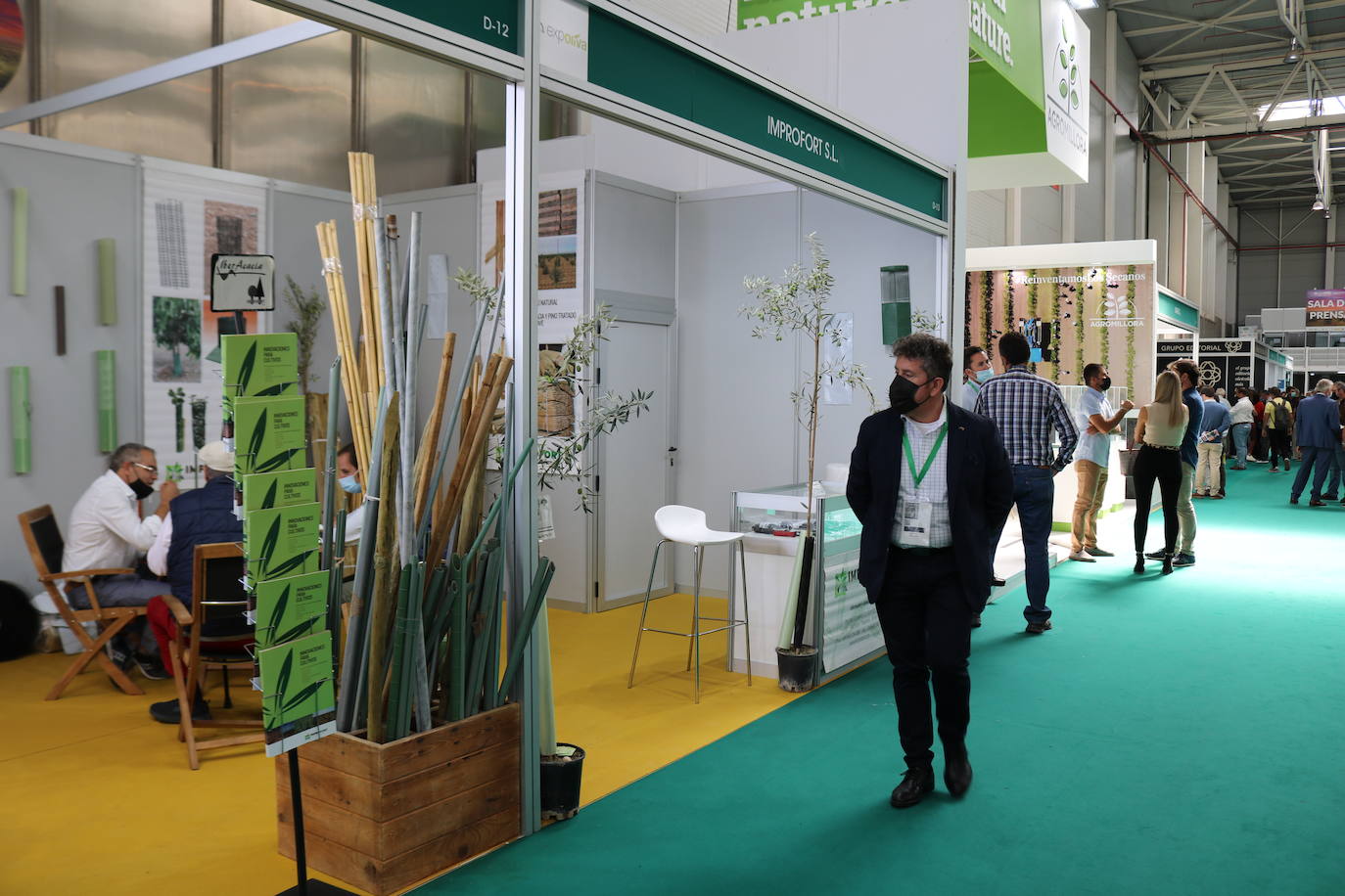 Primer día de Expoliva, marcado por la visita del Rey