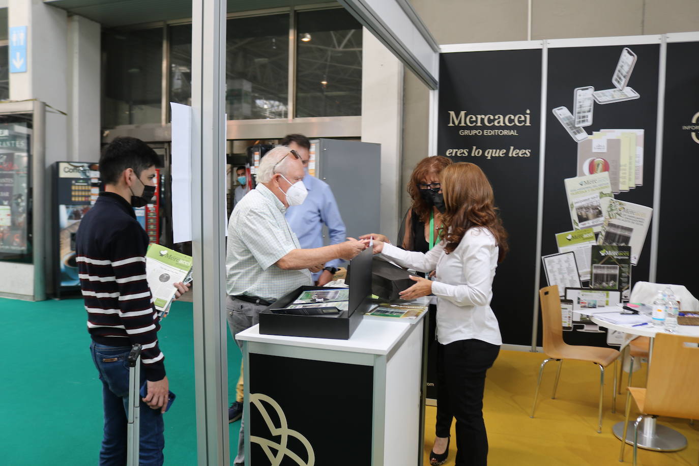 Primer día de Expoliva, marcado por la visita del Rey