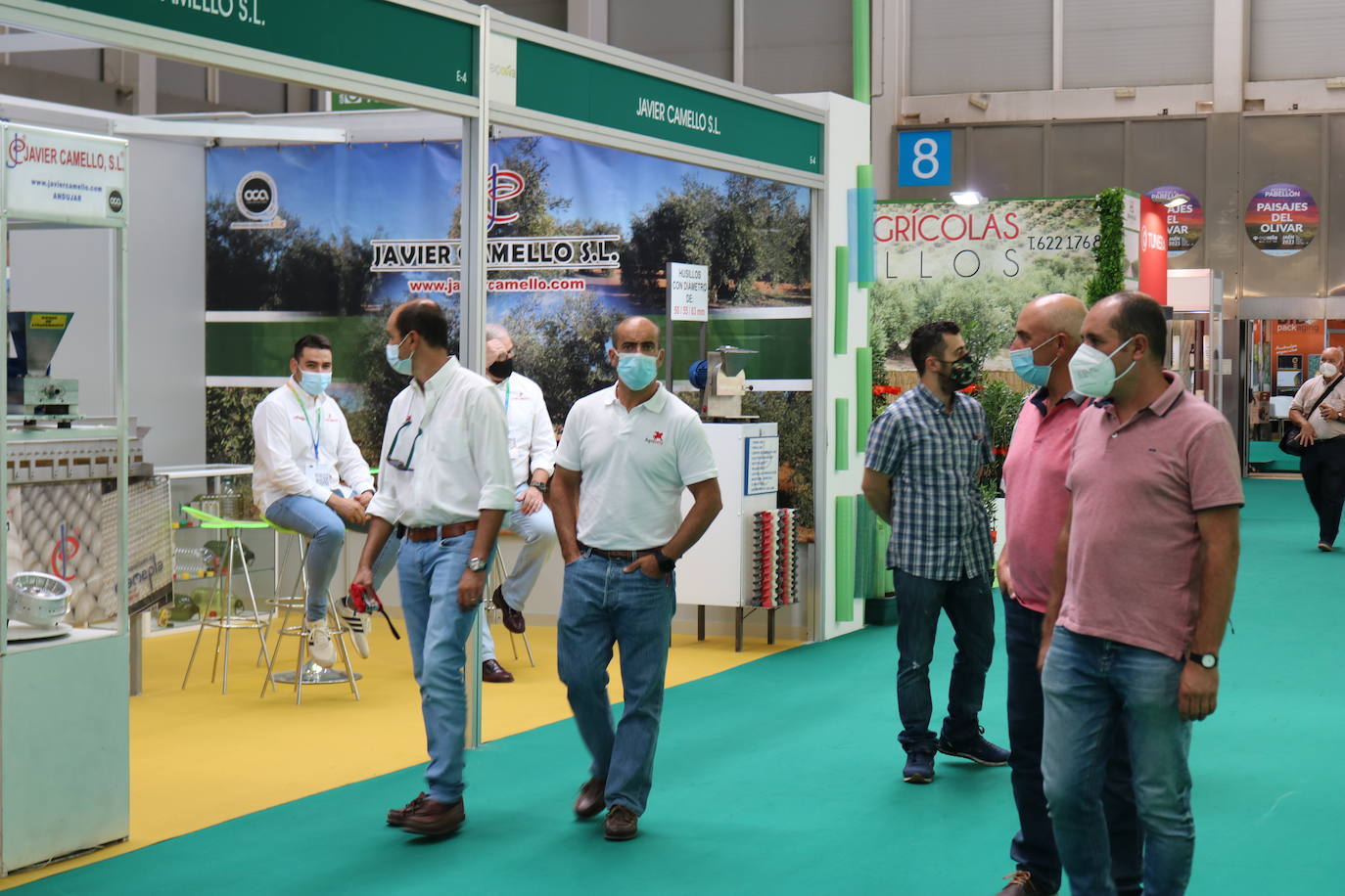Primer día de Expoliva, marcado por la visita del Rey