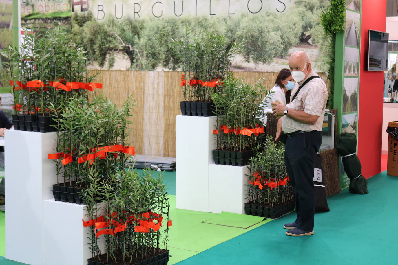 Primer día de Expoliva, marcado por la visita del Rey