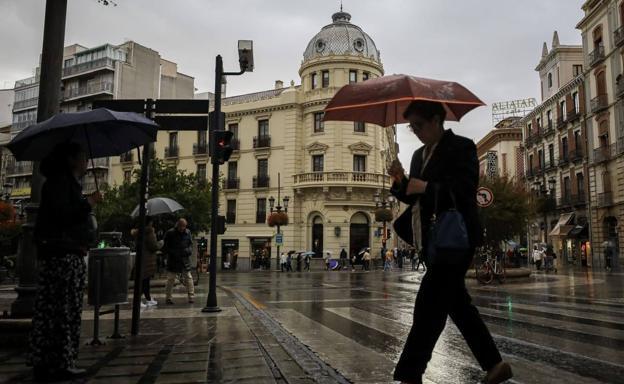 Lluvia en Andalucía.