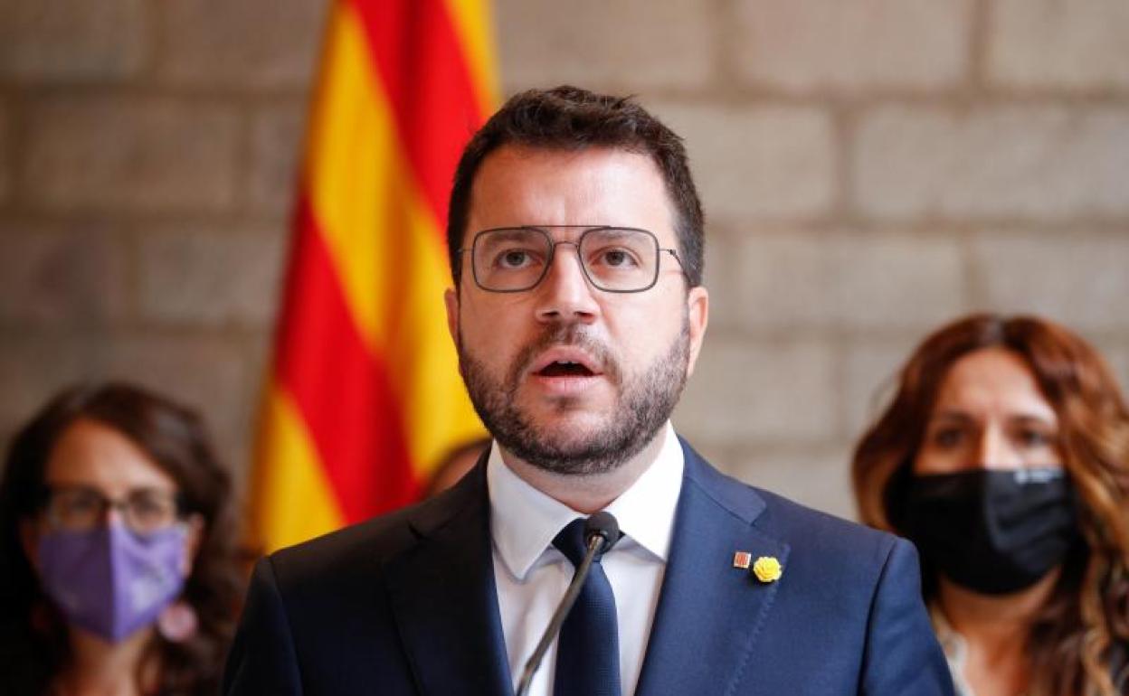 El presidente del Govern Pere Aragonès. 