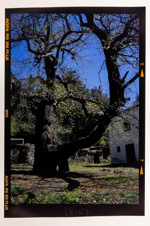 Vista de Padrollano que el Padre Ferrer tomó en los años 70.