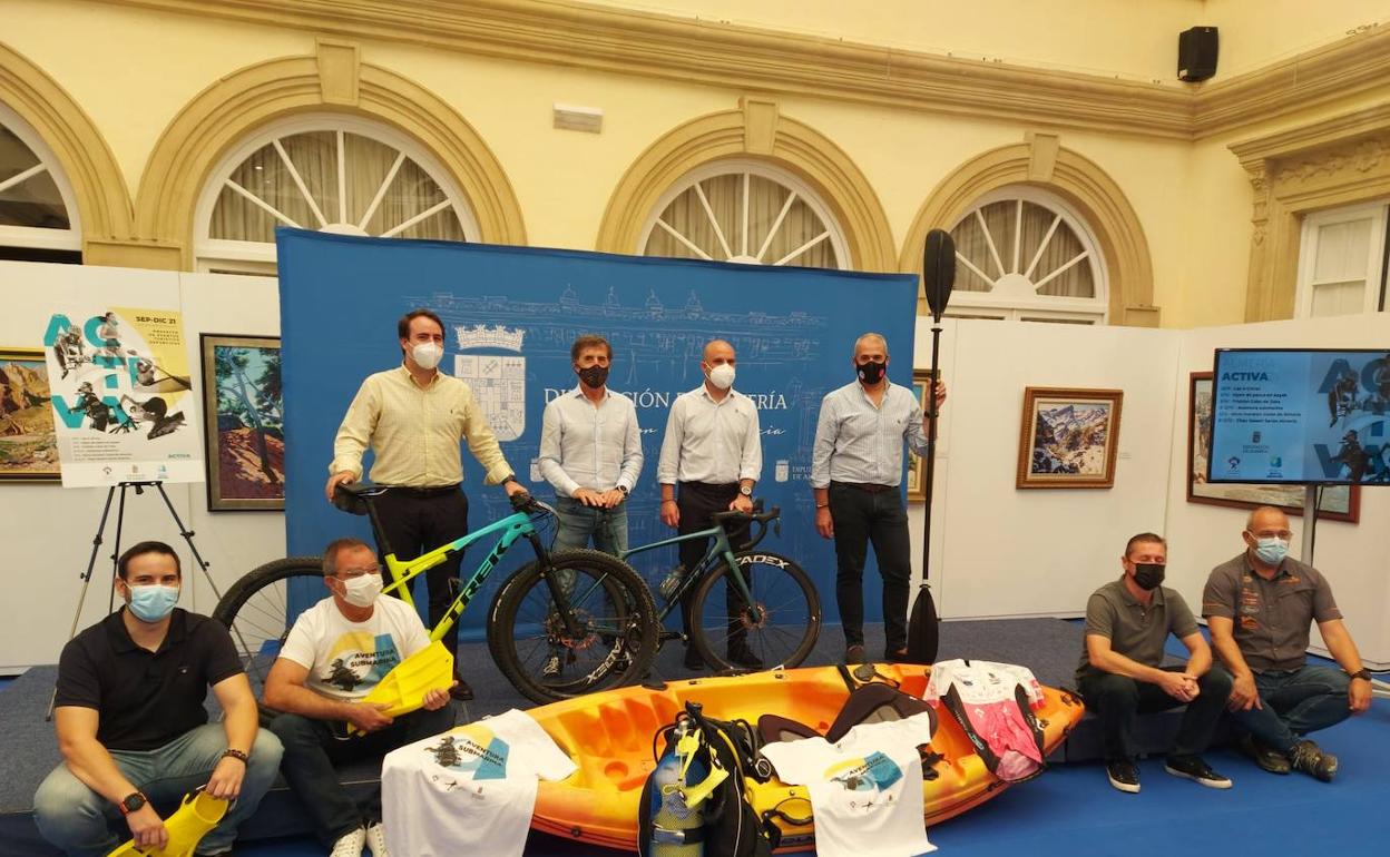 Almería Activa es una acrividad multideportiva que fue presentada ayer en Diputación. 