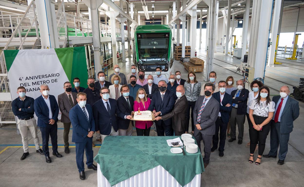 Aniversario del Metro de Granada.