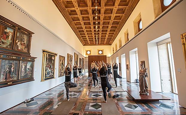 La actividad se desarrolló ayer en la primera sala del Museo. 