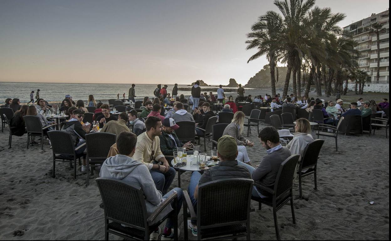 Un chiringuito de la Costa Tropical. 