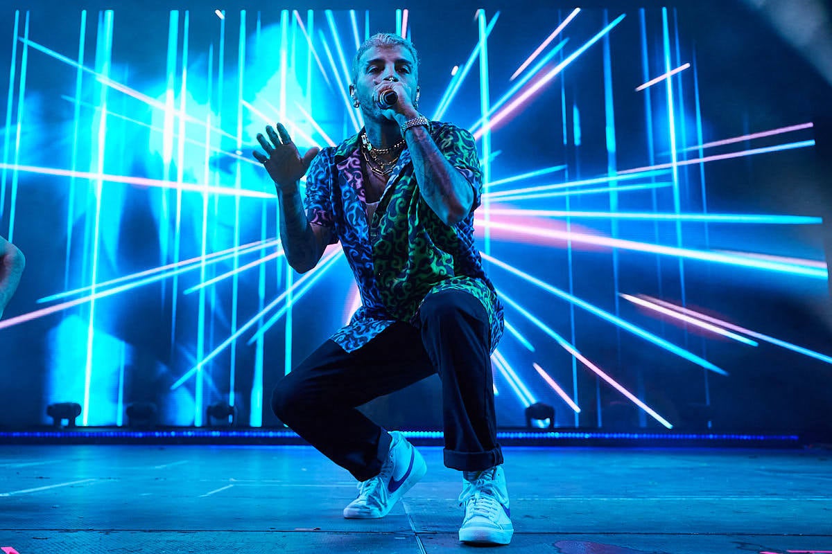 El concierto tuvo lugar en el aparcamiento exterior del Centro Comercial Nevada Shopping.